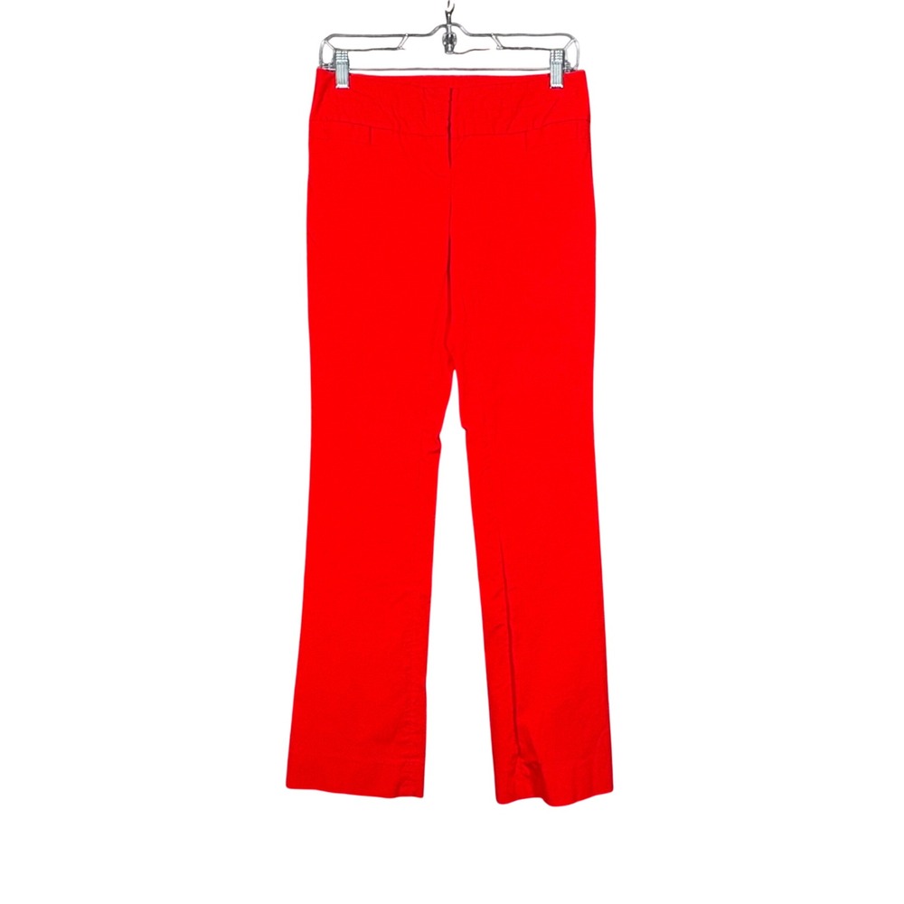The Limited Exact Stretch Red Dress Pants Womens Size 2 Straight Leg Workwear
